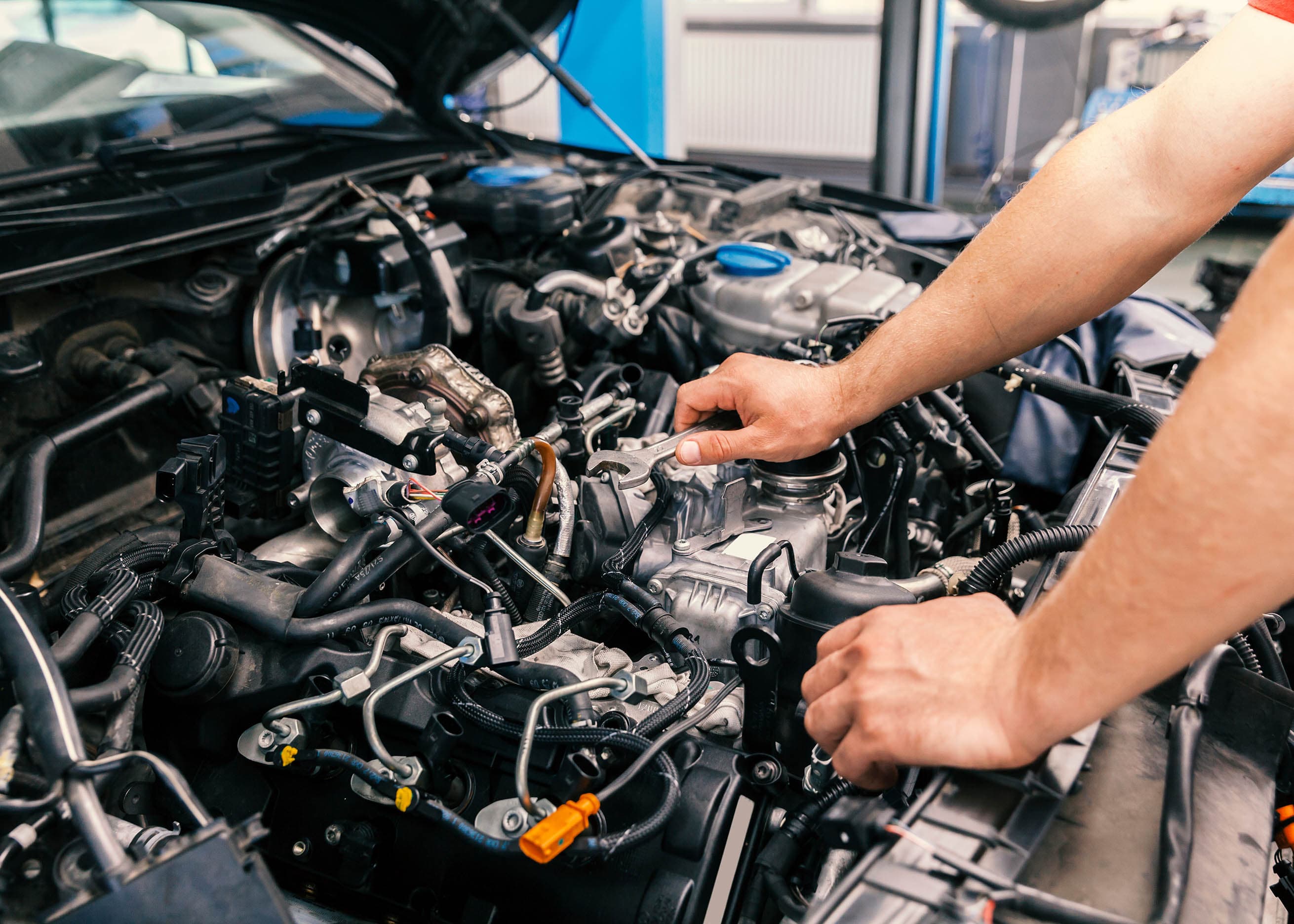 Engine diagnostics and mechanical repair